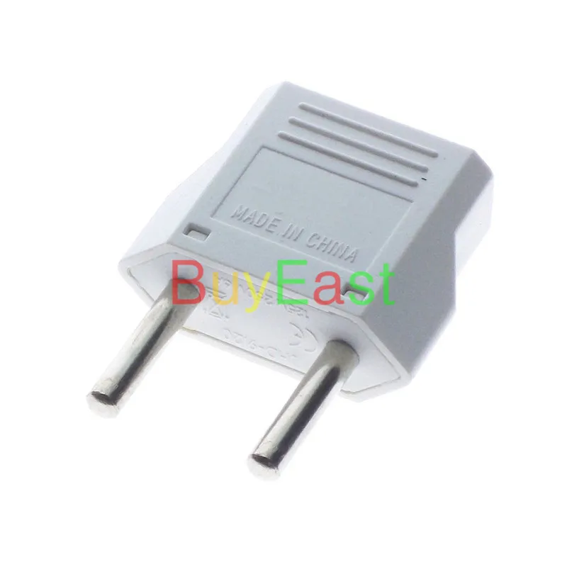 (5 шт.) EU Europlug CEE 7/16 Тип C адаптер питания сменный US Италия вилка 6A 250V|adapter us|plug adapterplug