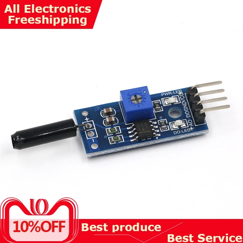 

Vibration Sensor Module Normally Opened Type SW18010P Vibration switch alarm sensor module for Arduino
