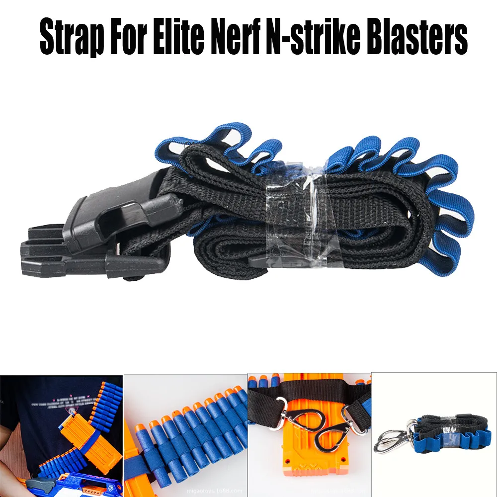 Детские игрушки для мальчиков мягкие пули из ЭВА ремешок Elite Nerf N strike Blasters