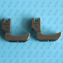 Left Piping Presser Foot For BROTHER JUKI CONSEW SINGER Single Needle (2PCS) # P69L 1/4