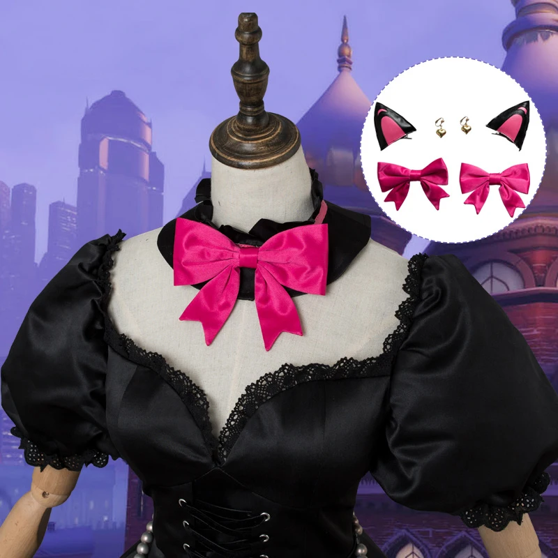 Костюм для косплея с черным котом Hana Song D.Va по индивидуальному заказу|Игровые