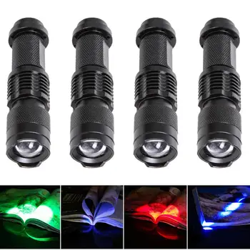 

Mini Zoom Focus LED Flashlight Blacklight Portable 365nm UV Light Torch Outdoor Camping Powerful Led Flashlight