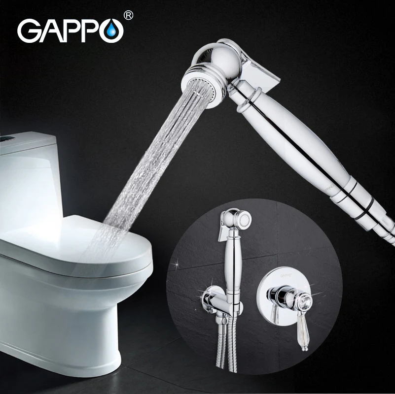 Gappo Crystal Bathroom bidet shower set Showe faucet toilet bidet muslim Brass wall mount washer