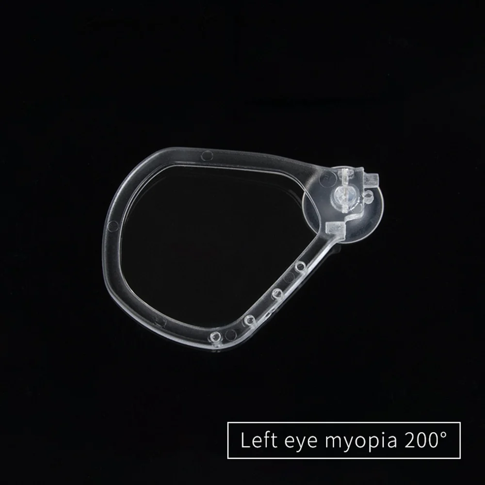 Съемная маска для дайвинга линзы для близорукости для модели 4910 4100 профессиональная маска для плавания и подводного плавания Очки для подводной охоты - Цвет: left myopia -200