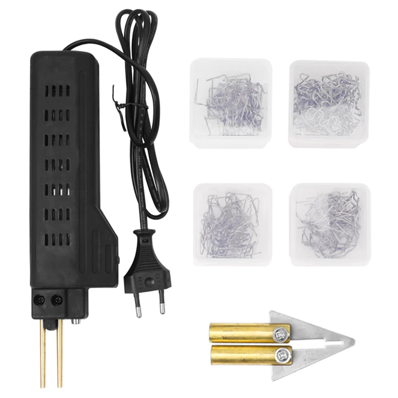 

Car Bumper Repaire Machine Plastic Welding Machin Kit Welding Repairing Tool Hot Staplers 50W Soldering Iron Set Eu Plug