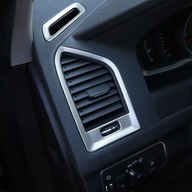 4 шт. Нержавеющая сталь аксессуары для интерьера кондиционер на выходе Крышка отделки салона авто аксессуары для Volvo XC60 2009