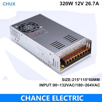 

320W Switching Power Supply single output 12V 26.7a ac/dc input for cnc led light Direct Selling 301 - 400W (S-320W-12V)