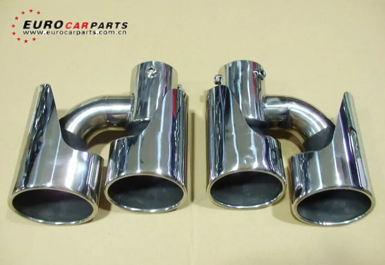 Hot sale ML63 exhaust tips fit for MB M-class ML W164 to ML63 A-style W164 muffler tips with A logo (7)