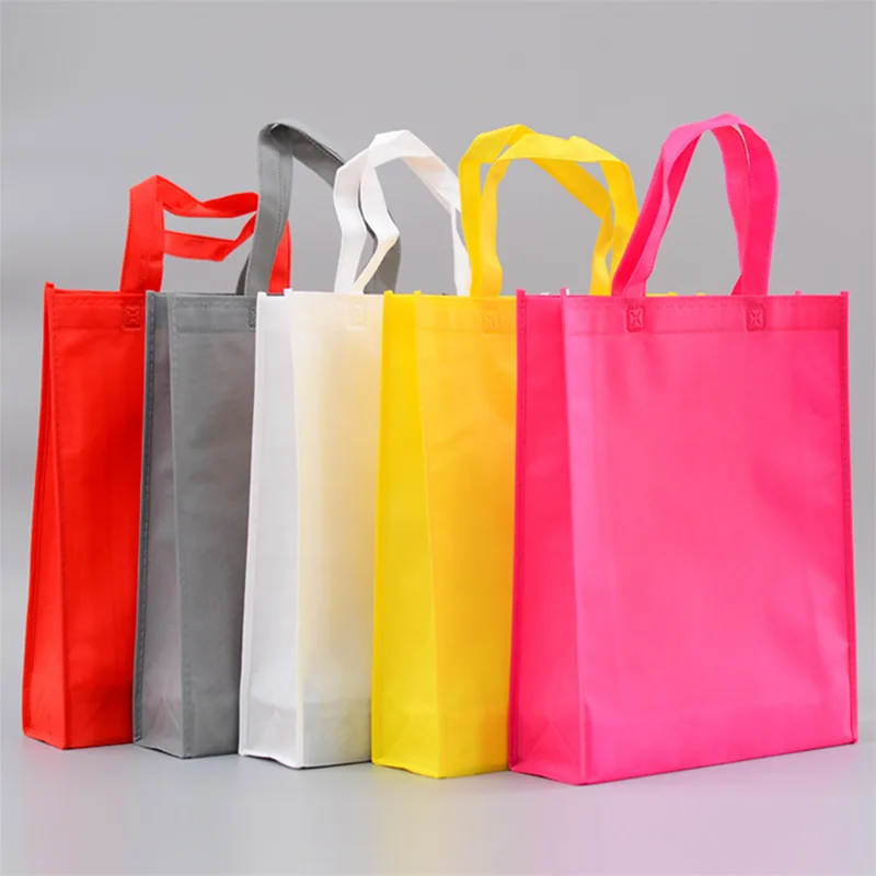 

Women Foldable Shopping Bag Reusable Eco Large Unisex Fabric Non-woven Shoulder Bags Tote grocery cloth Bags Pouch