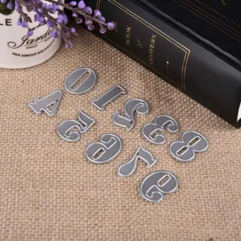 

Newly DIY Carbon Steel Number Cutter Die Handmade Molding Cutting Template Decoration Scrapbook Craft Die