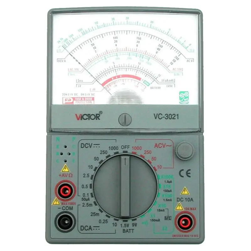 Аналоговые мультиметры LIXF VICTOR VC3021 механический мультиметр Новый измеряемый |