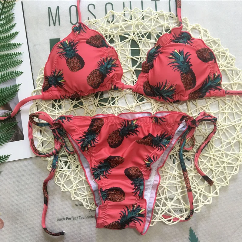 Сексуальный цветочный комплект бикини с пуш-ап, женский купальник с подсолнухами, купальный костюм с подкладкой, летняя пляжная одежда для женщин, maillot de be femme