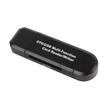 Многофункциональный Смарт OTG кард-ридер писатель высокоскоростной USB 2,0 SD Micro-SD кард-ридер USB адаптер для Android телефона компьютера