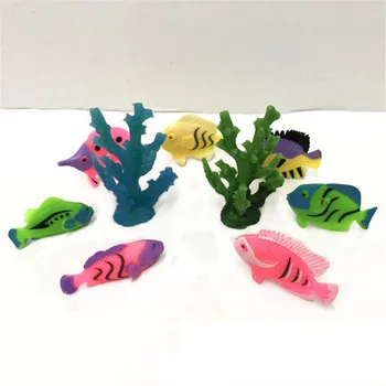 

3Pcs/lot Coral Tree Action Figure Model Toy Clownfish Dory Fish Sea Coral Collection Learning & Educational Kids Christmas Gift