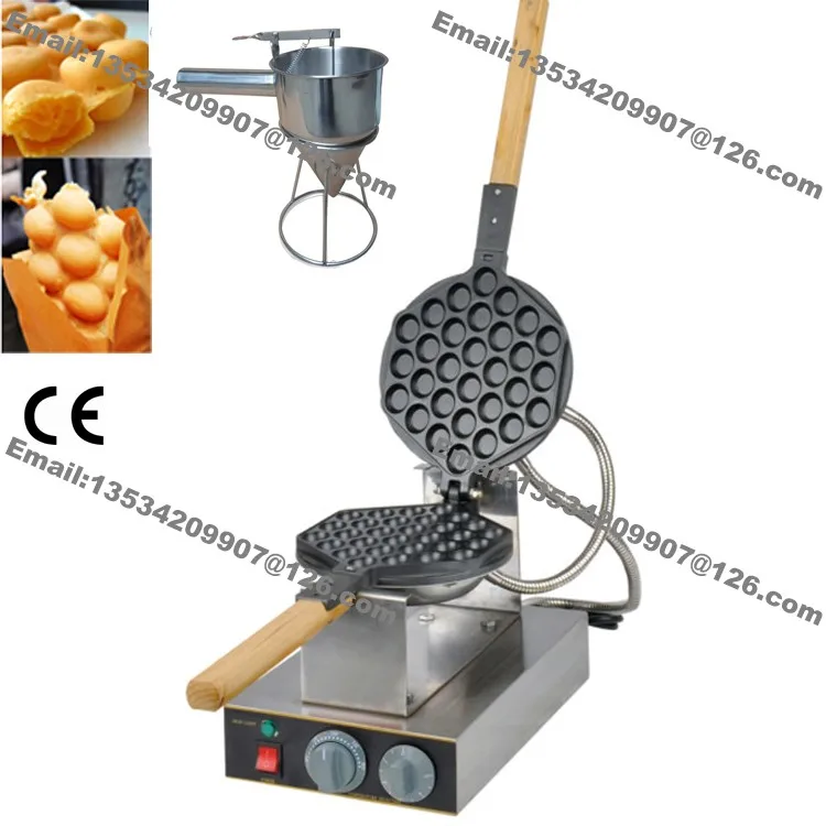 Commercial Nonstick 110v 220v Electric Rotating Hongkong Eggettes Qq