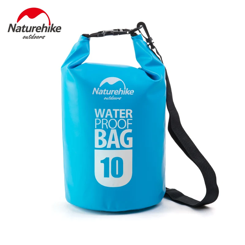 NatureHike Factory 500D сумка для воды Водонепроницаемая сумка для активного путешествия на плотах сумка для плавания пляжа кемпинга складной рюкзак тканевый резервуар для воды - Цвет: 10L Blue