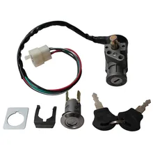 GOOFIT мотоцикл 4 провода ключ зажигания для Даянг CUB мотоцикл вспомогательное устройство зажигания H054-015