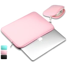 Portable Zipper Soft Liner Sleeve Laptop Bag Notebook Case Computer Bag Smart Cover for 11″ 13″ 14″15″ Macbook Air Pro Retina