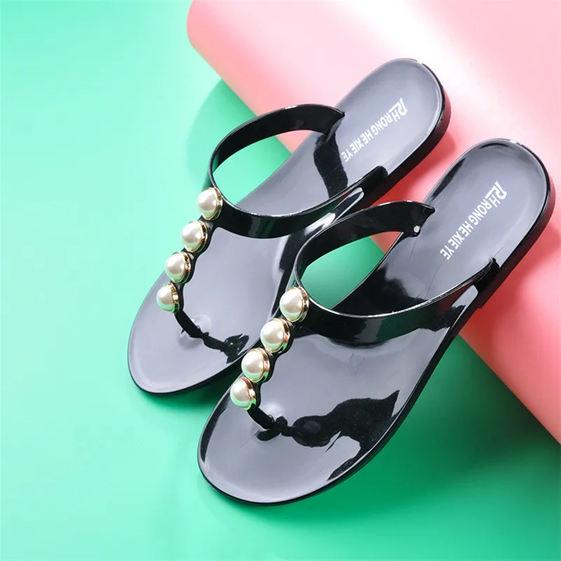 ladies flat flip flops