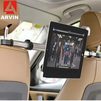 

ARVIN Back Seat Tablet PC Car Holder For iPad Mini Pro 7.0-10.5 inch 360 Degree Rotate Headrest Stand Samsung Pad Bracket Mount