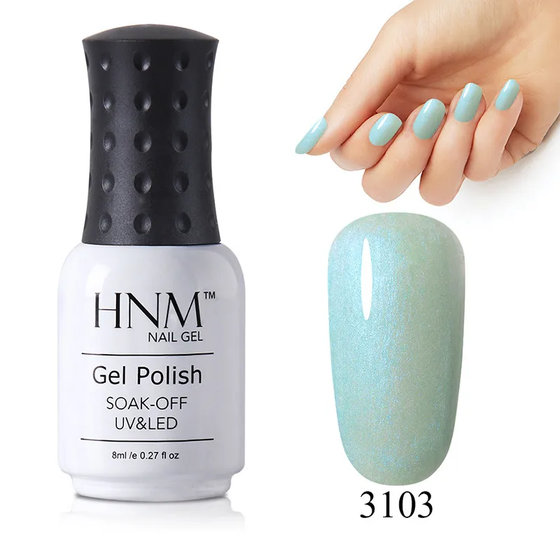 HNM 8 мл голографический факсимильный меховой светодиодный лак для ногтей полуперманентный замачивающийся лак для ногтей штамповка эмалированная краска геллак - Цвет: 3103
