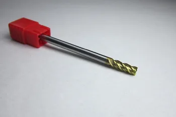 

wholesale 10PCS 4MM 62HRC long shank L=75mm carbide Flat end mills milling cutter 4 flutes 75mm CNC machine HRC62 for hard steel