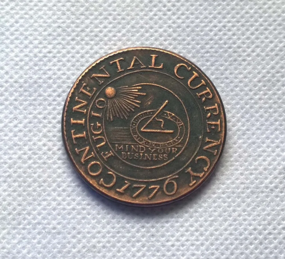 

1776 Continental Curency Coin Copy commemorative coins-replica coins medal coins collectibles