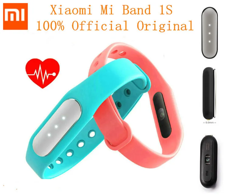Скидка !! 100 Оригинал Xiaomi Mi Группа 1 S Умный Браслет Heart Rate