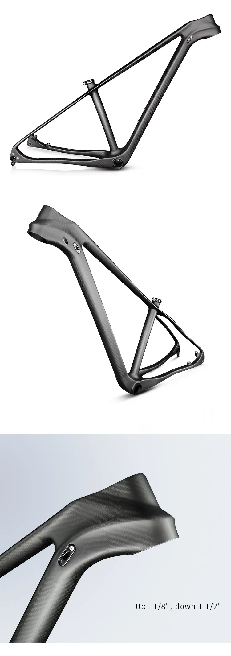 Excellent 29er newly mtb carbon bike frame 3k twill 15.5 /17/19 inch BB92 mountain bicycle frameset bicicletas mountain bike carbon frames 4 Excellent 29er newly mtb carbon bike frame 3k twill 15.5 /17/19 inch BB92 mountain bicycle frameset bicicletas mountain bike carbon frames 4