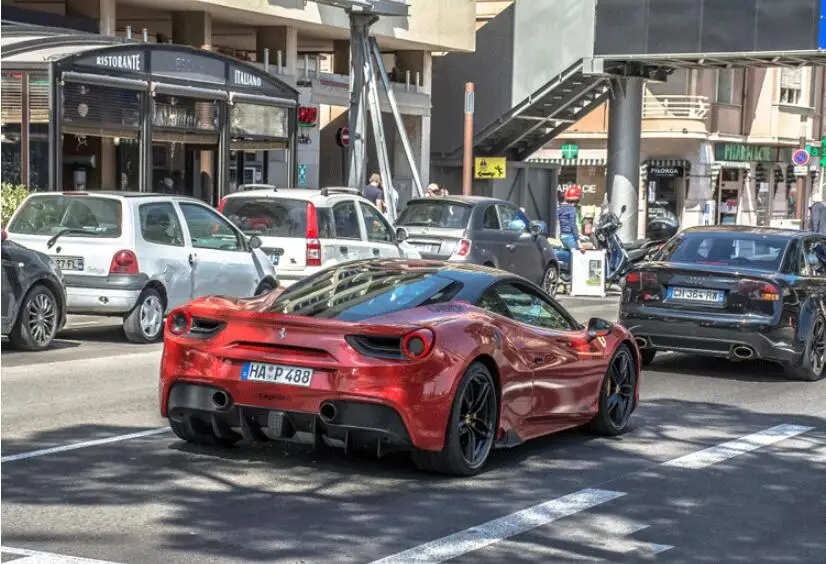 Jioyng Carbon Fiber Rear Bumper Lip Spoiler Diffuser Cover