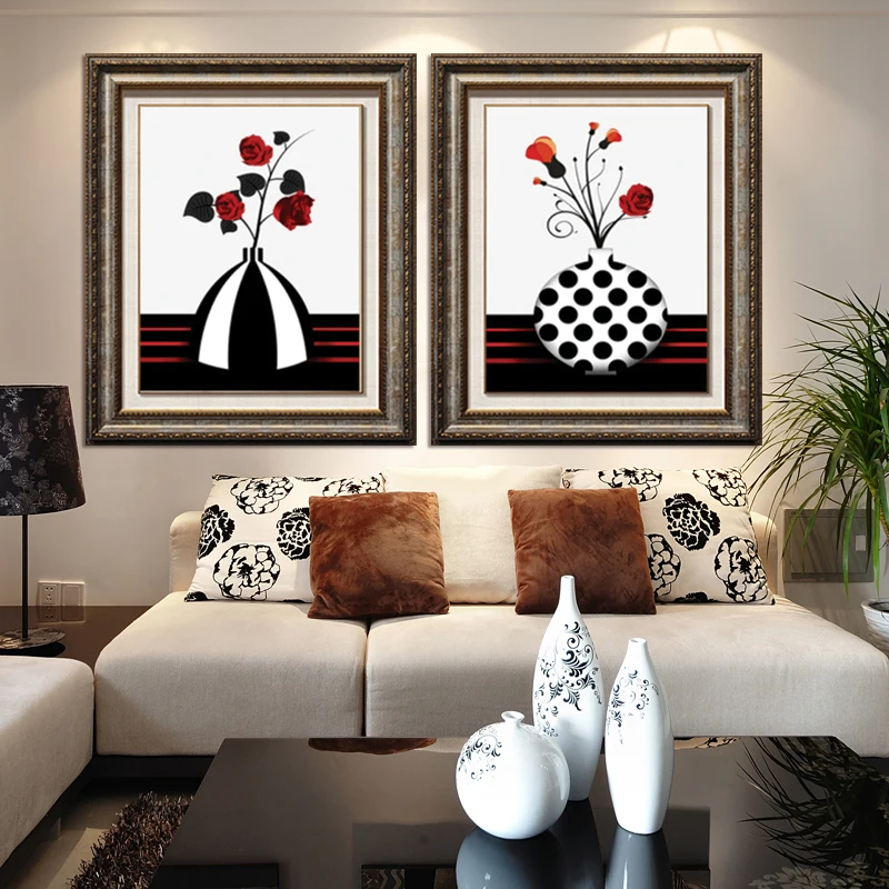 

Full Diamond Embroidery Abstract Flower 5D Diamond Painting Cross Stitch 3D Diamond Mosaic Needlework Home Paintings A6254