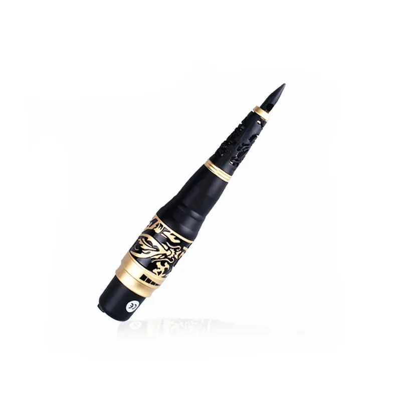 

Golden Electric Tattoo Dragon Gun Kits Professional Permanent Makeup Stainless Machine Pen For Eyebrow Lips Cosmetics 110V-240V