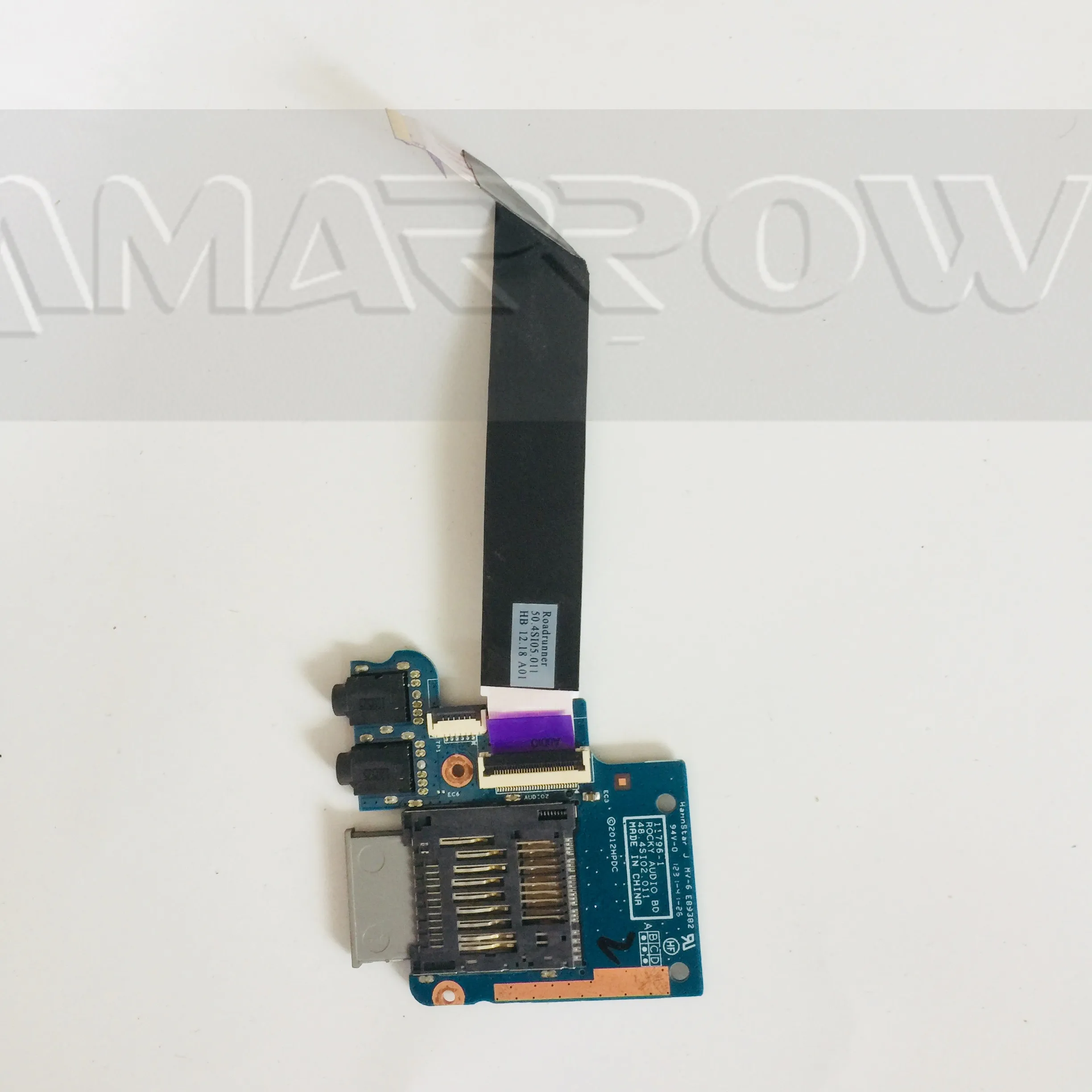 

Original free shipping for HP 4440S 4540S Audio SD Card Reader Port Board With Cable 48.4SI02.011 683475-001