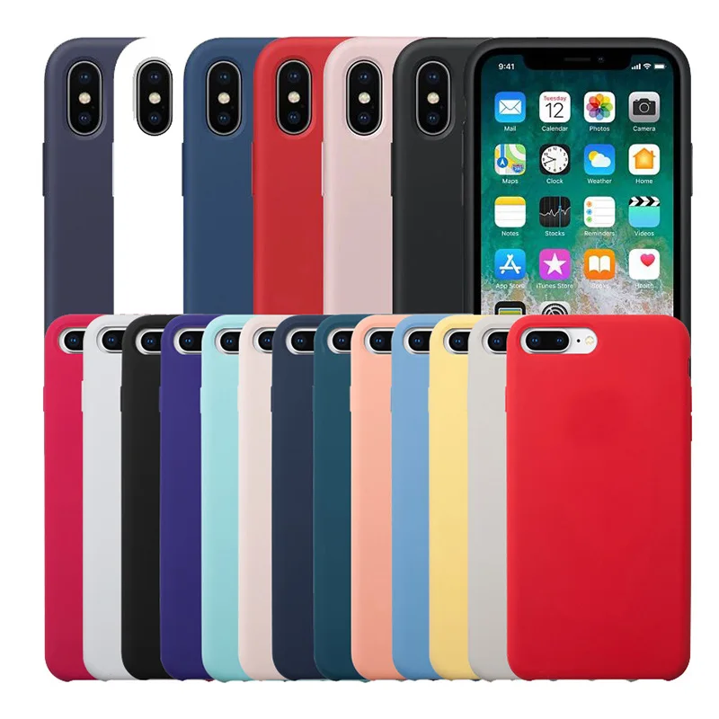 Силиконовый чехол для iPhone 7 8 Plus X XS Max XR мягкие ТПУ чехлы накладки 6 6s Capa |