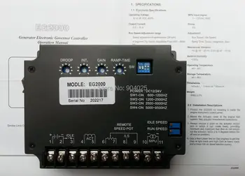 

Speed Controller Universal Electronic Engine Governor Control Unit Kutai EG2000,Free EMS,FEDEX
