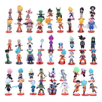 

Dragon Ball Z SUPER WCF Son Goku Vegeta Yamcha Frieza Jiren Kale Grand Priest Mai Zamasu Trunks PVC Figures Toys 6pcs/set
