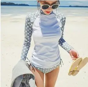 

hot sale Rash Guard Women Sur Rashguard Swimsuit Long Sleeve women beach swimsuit Suits For Women Biquini Maillot De Bain Femme