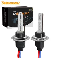 Buildreamen2 55 Вт AC HID ксеноновая лампа 4300K 6000K 8000K 12V автомобилей ближнего света, лампа для противотуманной фары H1 H3 H7 H8 H9 H11 9005 HB3 9006 HB4 880 881