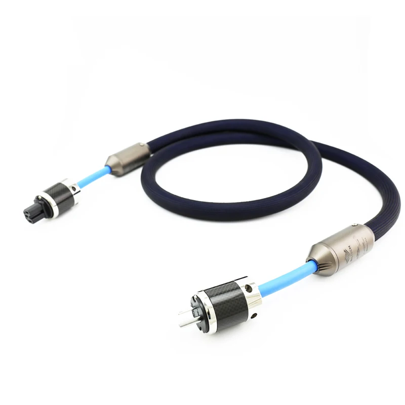 

Free shipping 2M/pcs moonsaudio RUBY MOUNTAIN II audiophile US power cord hifi power cable with carbon fiber plugs