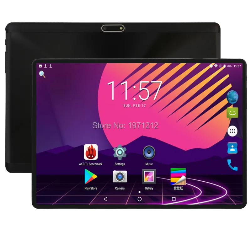 Free shipping Android Tablet PC Tab Pad 10 Inch IPS 10 Core 4GB RAM 64GB ROM Dual SIM Card LTD Phone Call 10.1" Tablets