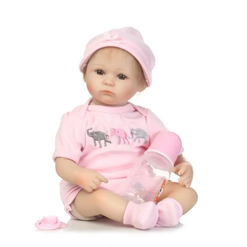 42 см Bebe Возрожденный силикон Reborn Baby кукла игрушка наше поколение куклы подарок на