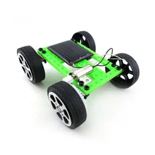 Мини-игрушка на солнечных батареях, набор для самостоятельной сборки автомобиля, Детский развивающий гаджет для хобби, удобный для хранения и переноски, Забавный продукт