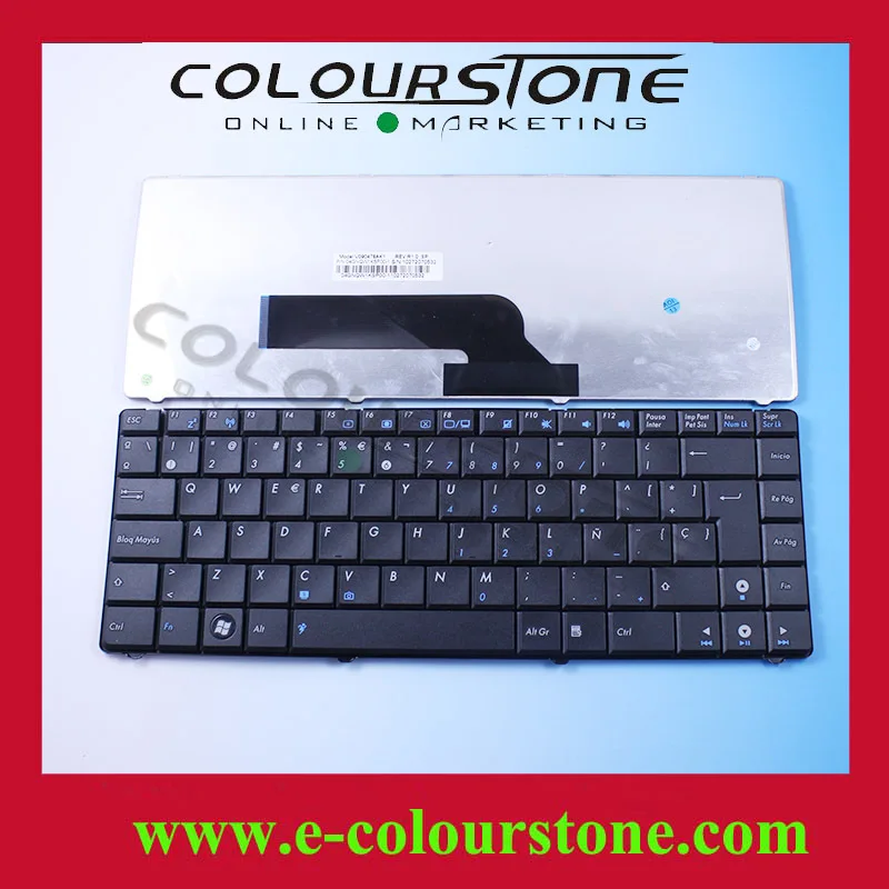Teclado Испанский/SP Клавиатура Ноутбука Для Asus K40 K40AB K40E Серии V090478AK1 SP Клавиатуры |