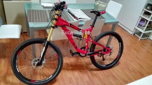 Bicicleta SHIMANO M455 Oil suspension Aluminium Alloy Soft-tail Frame Full Suspension Downhill Mountain Bikes 2600011