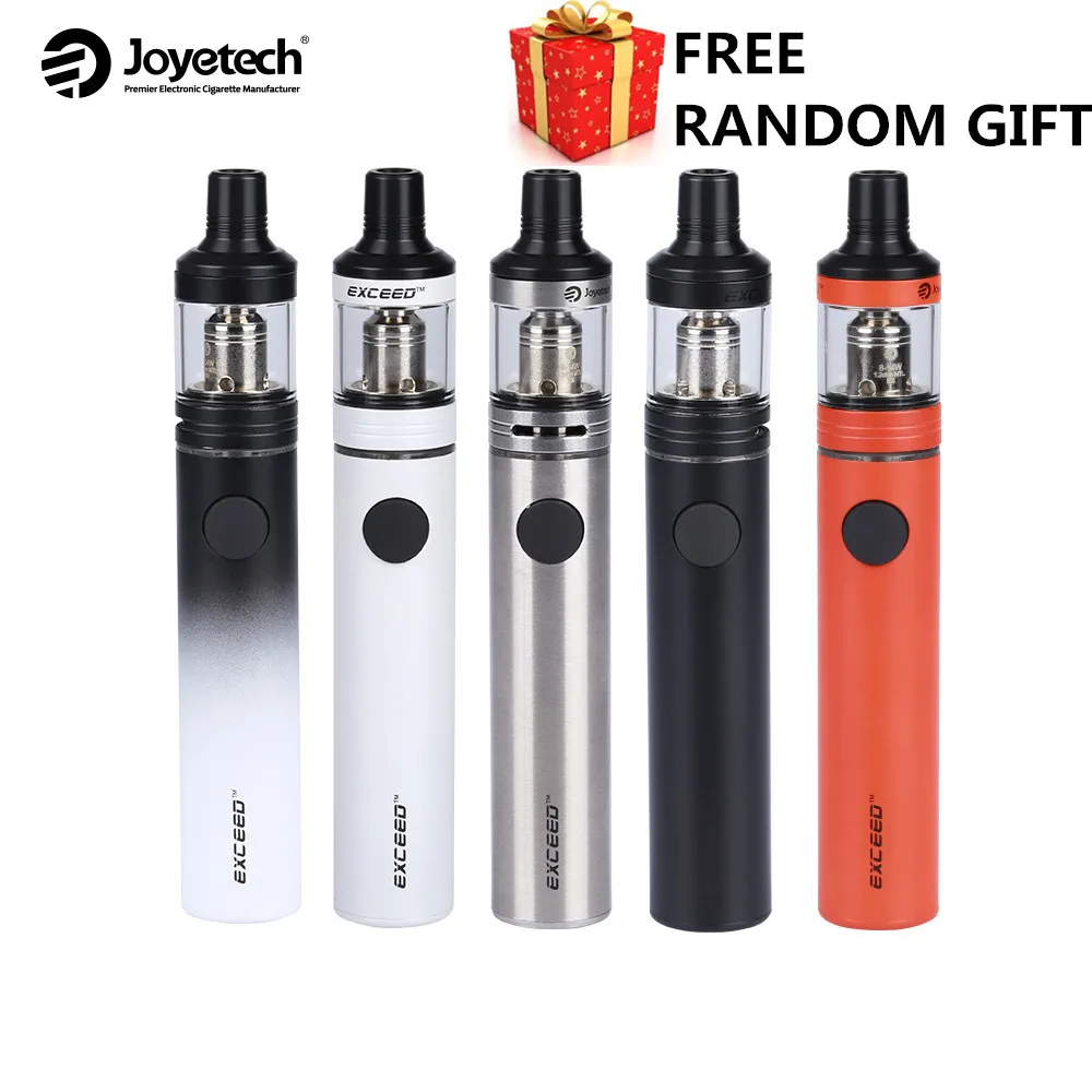 

Joyetech Exceed D19 Kit Starter Mod & Atomizer Vape Kit Electronic Cigarette 1500mAh Built-in 2ml Tank 40W LED EX 0.5ohm Core