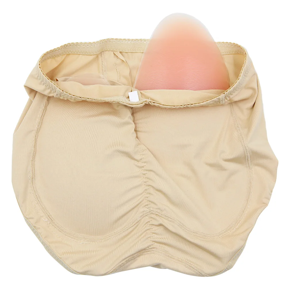 

Silicone Padded Detachable Soft Hip Enhancer Daily Sexy Elastic Comfortable Women Panties Charming Fake Butt Shaping Underwear