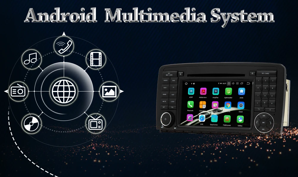 Discount Owtosin Car Radio Multimedia Navigation GPS 4GB+64GB Android 9.0 For Mercedes Benz R Klasse W251 R350 R500 R320 R300 R63 AMG Car 3
