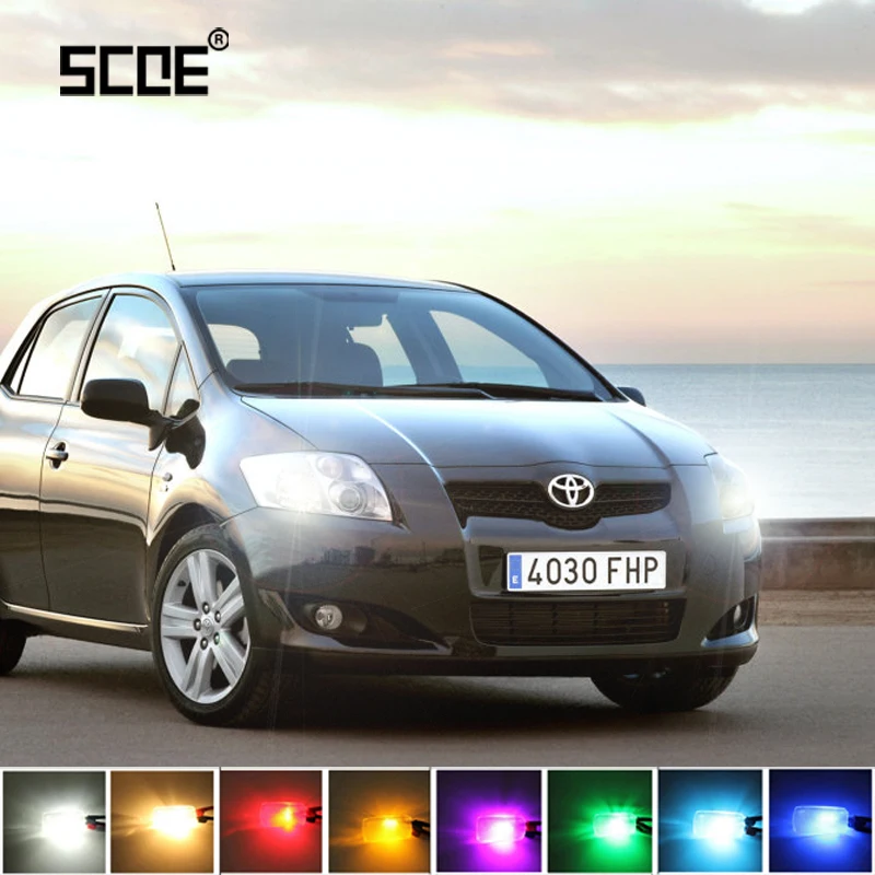 Для Toyota Auris Avensis Aygo Camry 3 Celica SCOE 2 x супер яркий передний парковочный фонарь Передний
