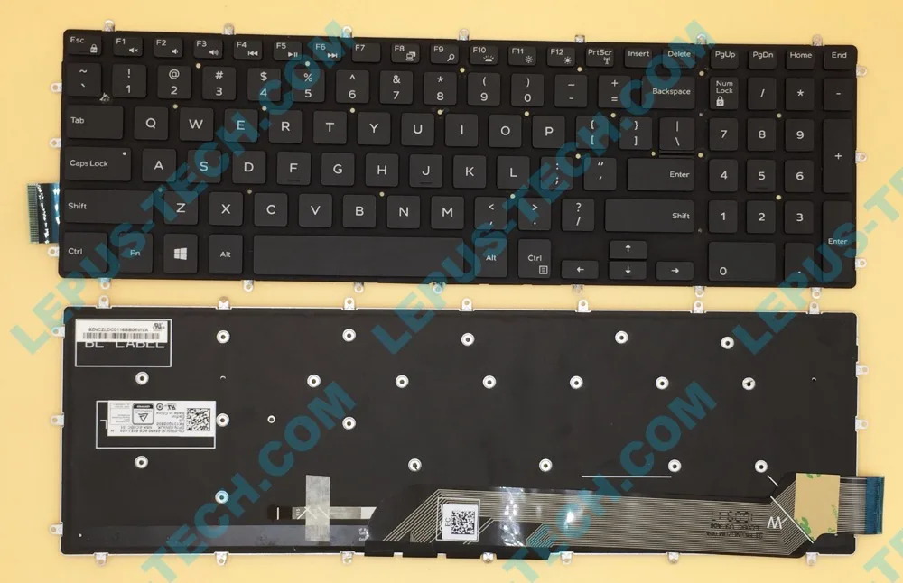 

Original US Keyboard for DELL Inspiron 15-7566 7567 5567 5565 7566 7778 7779 keyboard with backlight 9Z.NCZBC.001 NSK-EC0BC 01