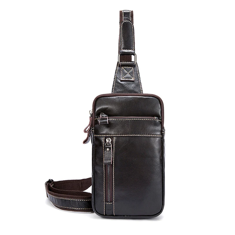 

LJL-MVA Men's Bag Men's Chest Bag Travel Shoulder Men's Messenger Bag Messenger Bag Men's Mobile Phone Strap Chest Bag 8014.D